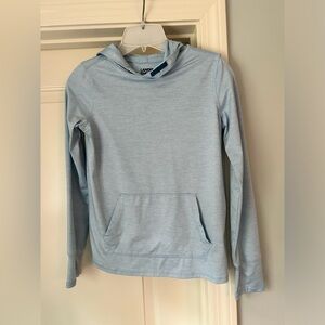 boys lands end active long sleeve hooded shirt